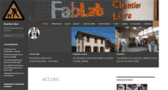 Desktop Screenshot of chantierlibre.org